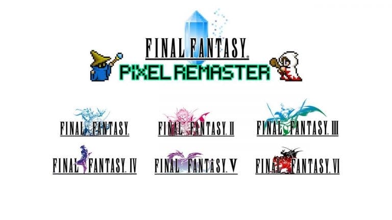 Pixel Remasters van Final Fantasy I tot en met VI komen binnenkort uit op consoles