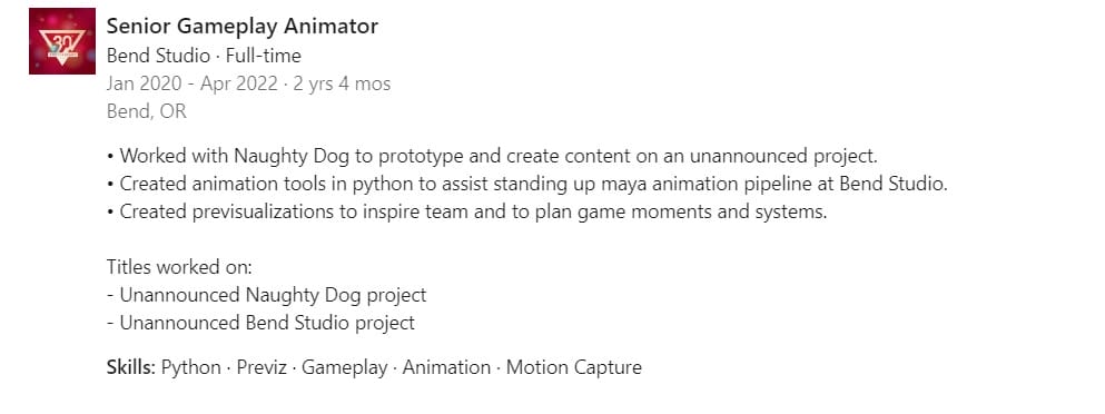 Bend Studio Project