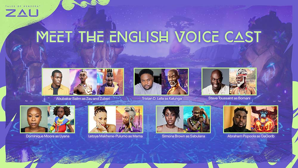 Tales of Kenzera ZAU English cast