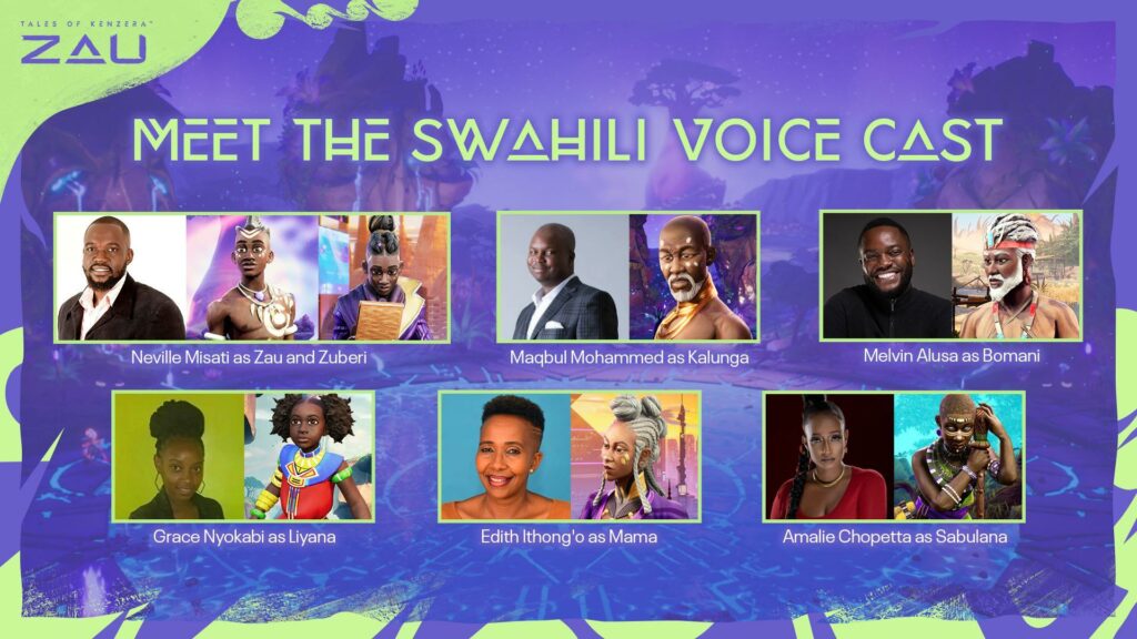 Tales of Kenzera ZAU Swahilische cast