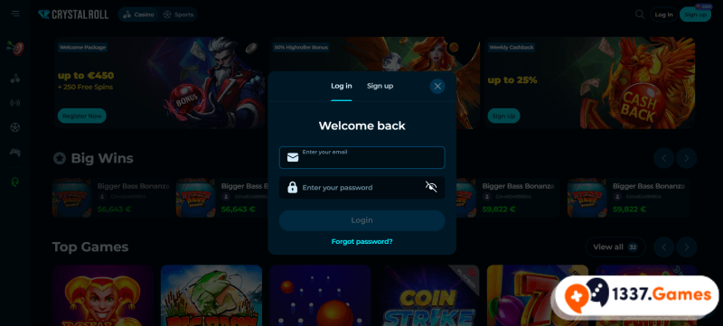 CrystalRoll Aanmelden betrouwbare casino