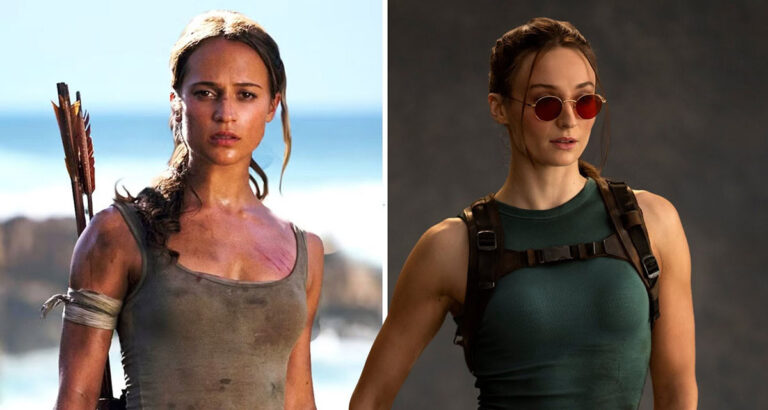 Alicia Vikander enthousiast over Sophie Turner als nieuwe Lara Croft