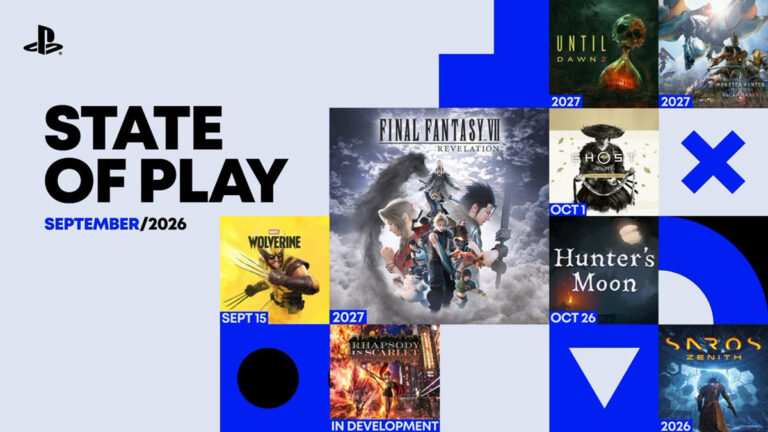 State of Play september 2026: van GTA 6‑controllers tot Final Fantasy VII Revelation